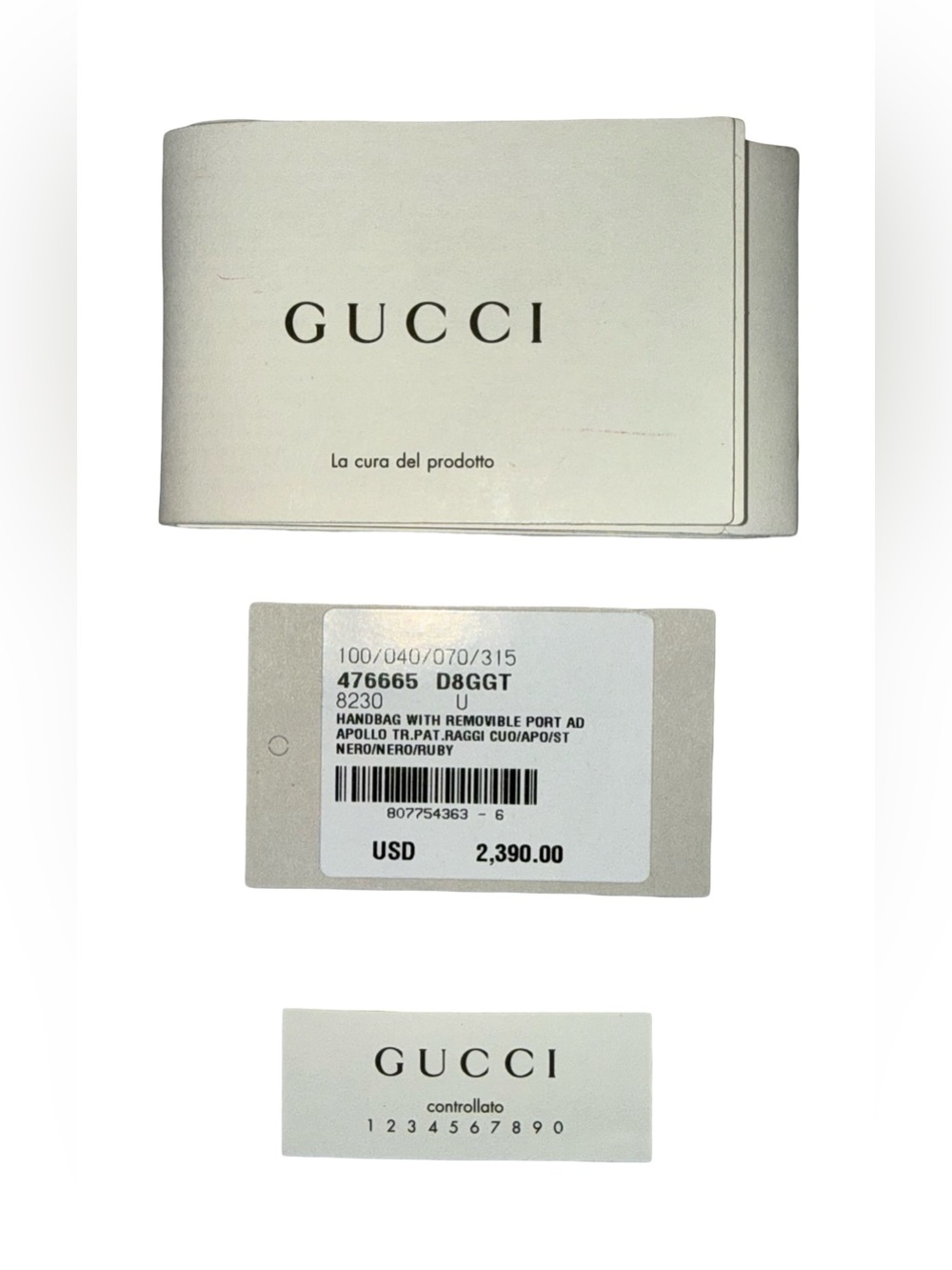 GUCCI QUEEN MARGARET BEE CLUTCH IN RED - Picture 10 of 11